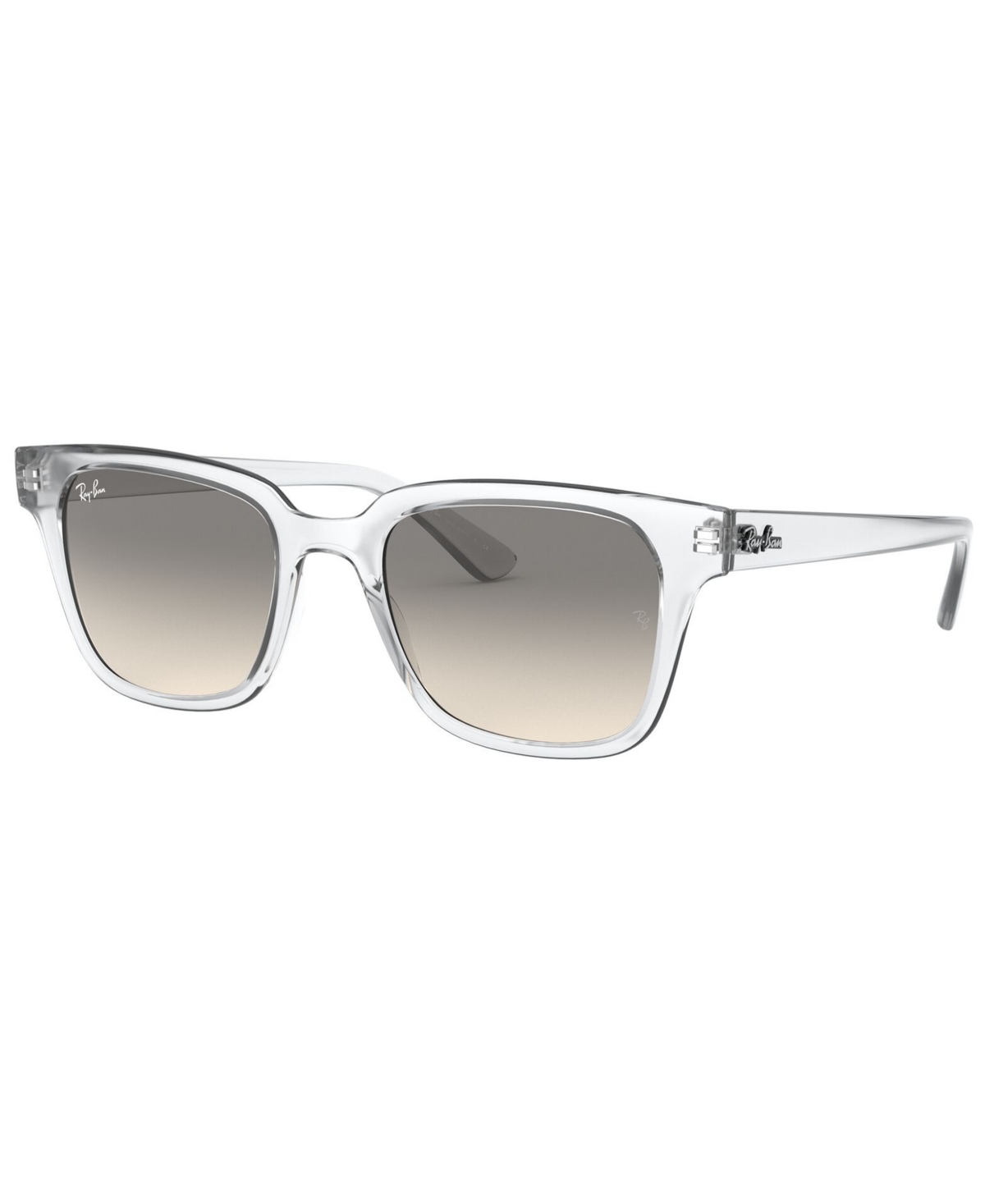 Shop Ray Ban Sunglasses, Rb4323 51 In Trasparent,clear Gradient Grey