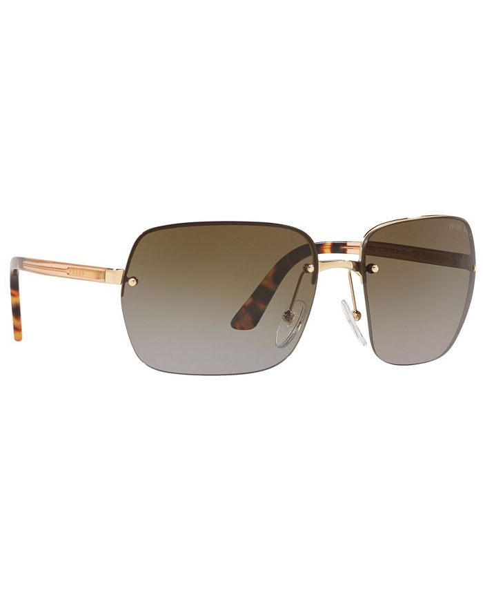 PRADA Men's Polarized Sunglasses, PR 63VS - Macy's