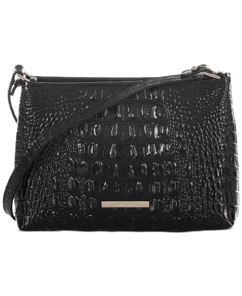 Женская сумка Brahmin Lorelei Small Leather Shoulder, цвет: Чёрный