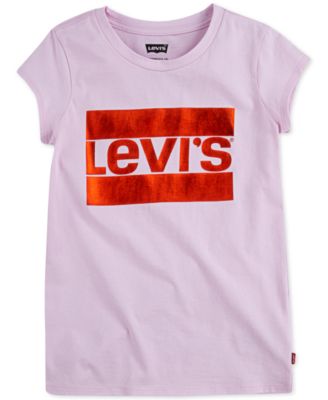 pink and red levis t shirt