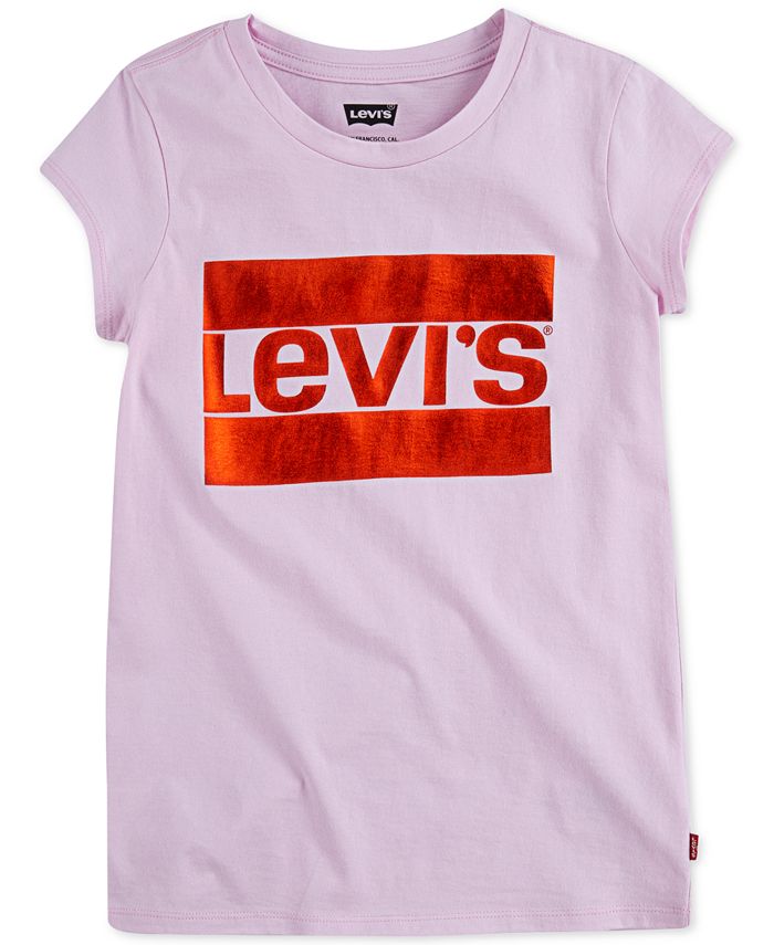 Levi's Big Girls Logo-Print T-shirt - Macy's