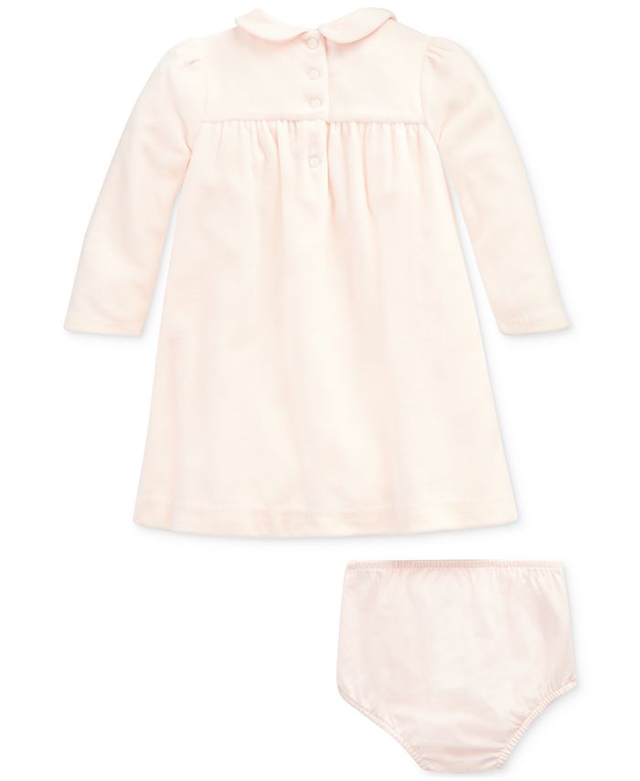 Polo Ralph Lauren Ralph Lauren Baby Girls Velour Dress Macy's
