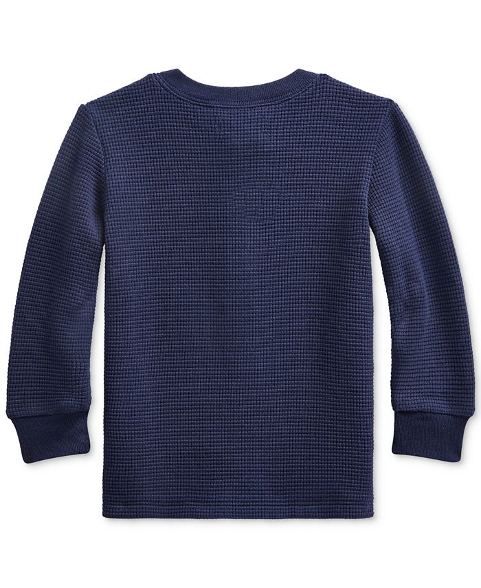 Polo Ralph Lauren Baby Boys Waffle Knit Henley Shirt Macy's