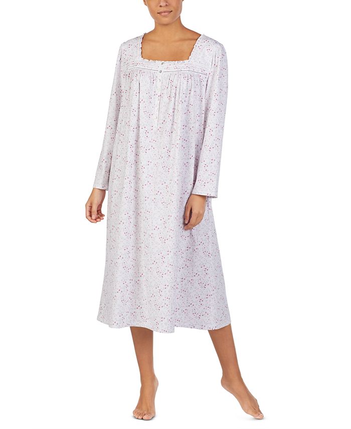 Eileen West Cotton Ballet FloralPrint Nightgown Macy's