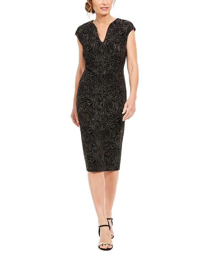 Connected CapSleeve Embellished Dress Macy's