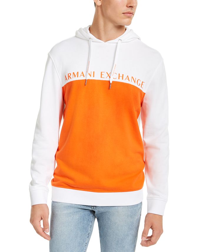 A|X Armani Exchange Men's Colorblocked Logo Hoodie, Created for Macy's &  Reviews - Hoodies & Sweatshirts - Men - Macy's