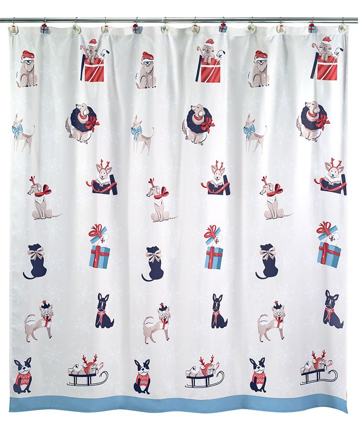 Avanti Holiday Dogs Shower Curtain Macy's