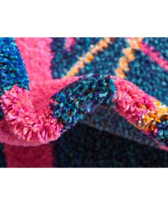 Bayshore Home Newwolf New4 Blue Area Rug Collection