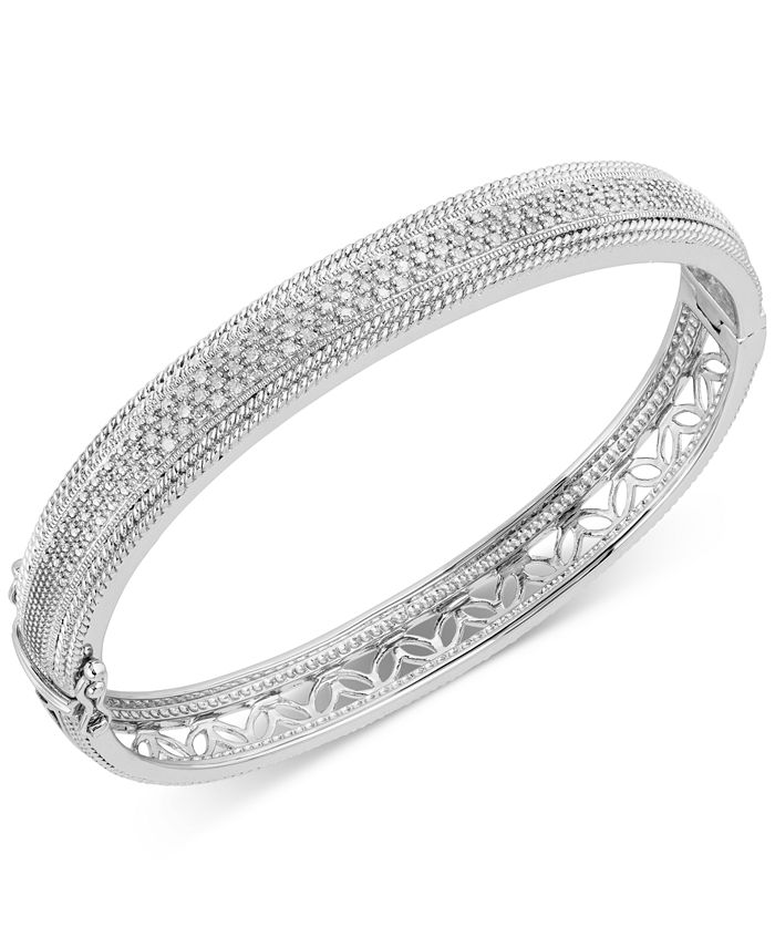 Macy's silver bangle bracelets deals