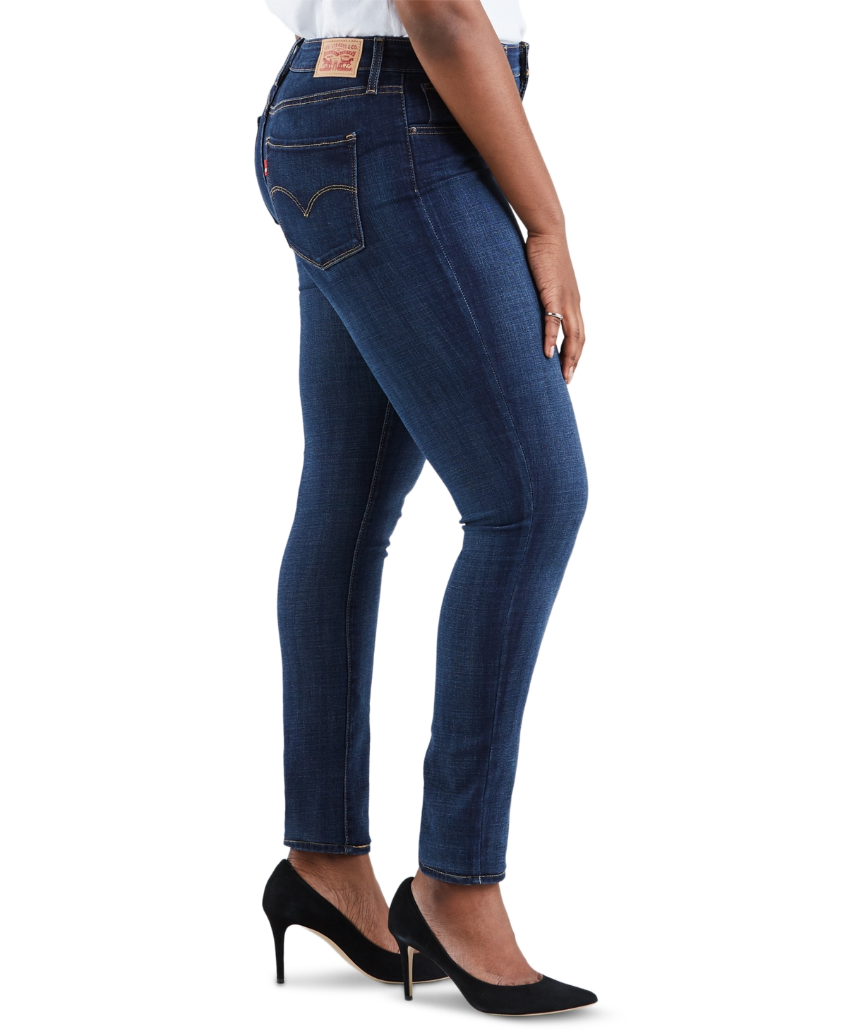 Shop Levi's Women's 721 High-rise Stretch Skinny Jeans