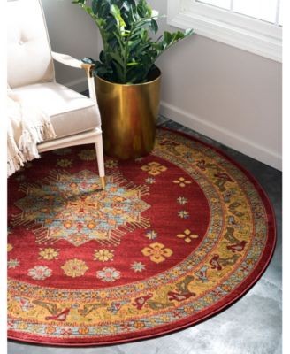 Bayshore Home Harik Har1 Red Area Rug Collection
