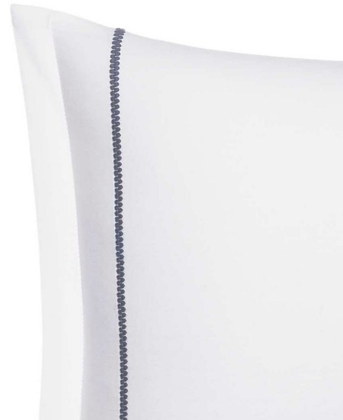 Vera Wang Zig Zag Embroidered Throw Pillow Macy's