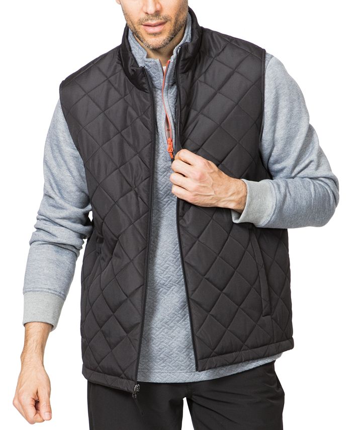 Hawke & Co. Men's Diamond Quilted Vest, Created for Macy's - Macy's