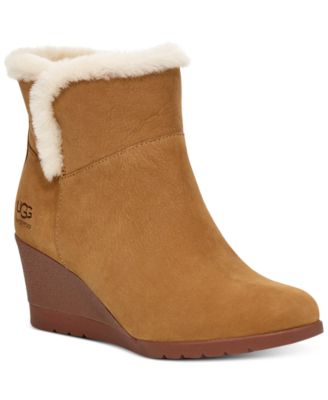 ugg wedge boots with fur