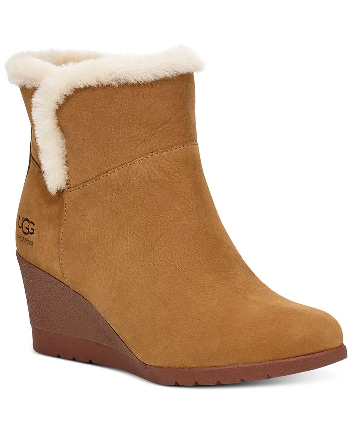 waterproof wedge boots