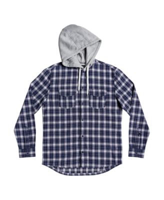 quiksilver flannel hoodie
