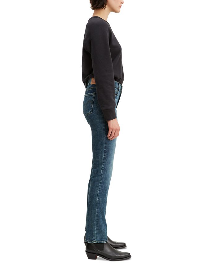 Levi's Women's Straight-Leg Mid-Rise Jeans - Macy's