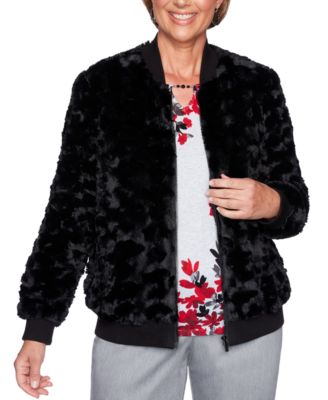alfred dunner bomber jacket