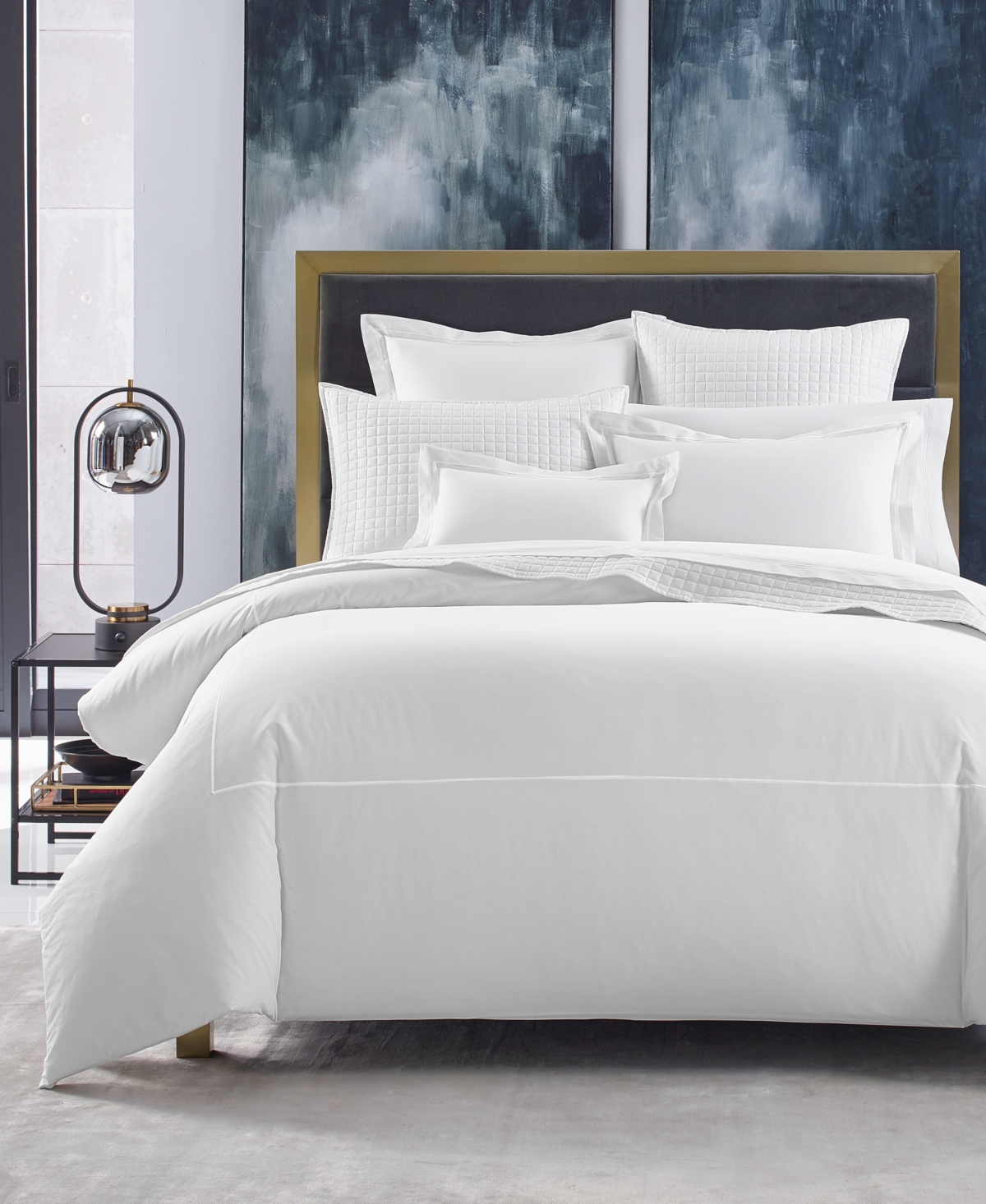 Hotel Collection Italian Percale 3-pc. Duvet Cover Set, Full/queen, Created For Macy's In White
