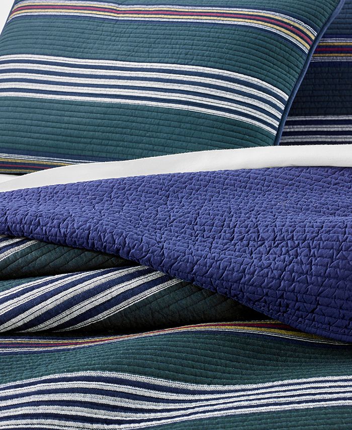 Martha Stewart Collection Lodge Yarn Dye Twin Quilt, Created for Macy's Macy's