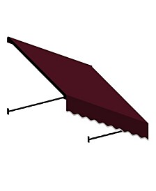 8' Santa Fe Twisted Rope Arm Window/Entry Awning, 44" H x 36" D