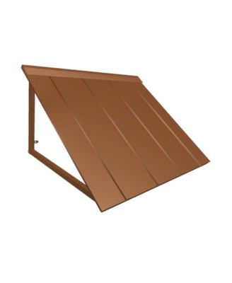 Awntech 8' Houstonian Metal Standing Seam Awning, 104" W X 24" H X 24 ...