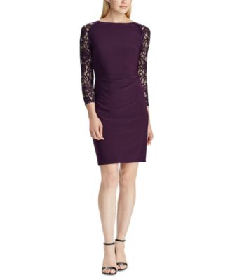 macy's ralph lauren dresses petite