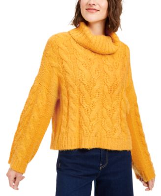 Sun + Moon - Cowl-Neck Cable-Knit Sweater