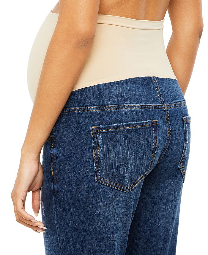 Indigo Blue Maternity Distressed Skinny Jeans Macy's
