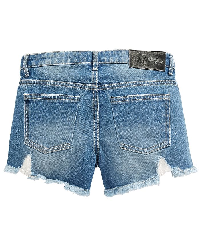 DKNY Big Girls Cotton Ripped Frayed Denim Shorts Macy s