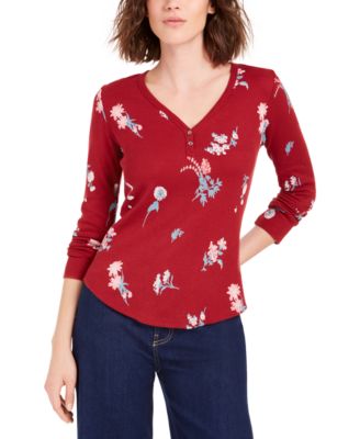 womens cotton thermal tops