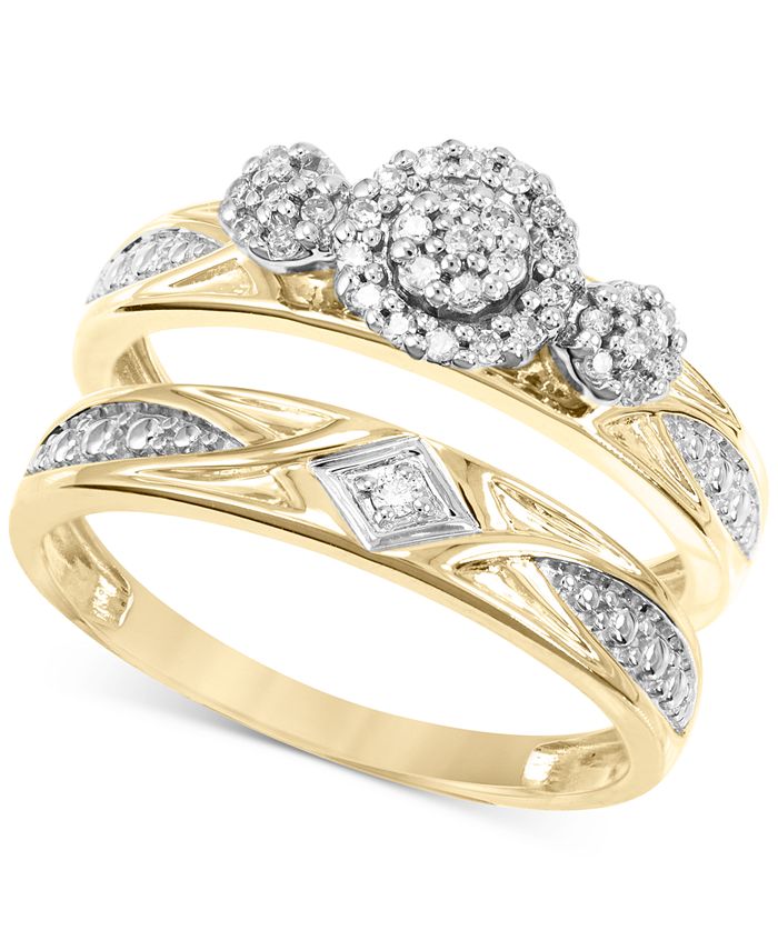 Macy's gold clearance wedding rings