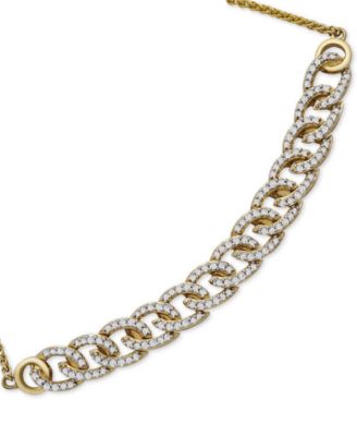 Wrapped in Love - Diamond Chain Link Bolo Bracelet (1/2 ct. t.w.) in 10k Gold
