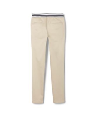 Plus Size Girls Contrast Elastic Waist Pull-on Pant