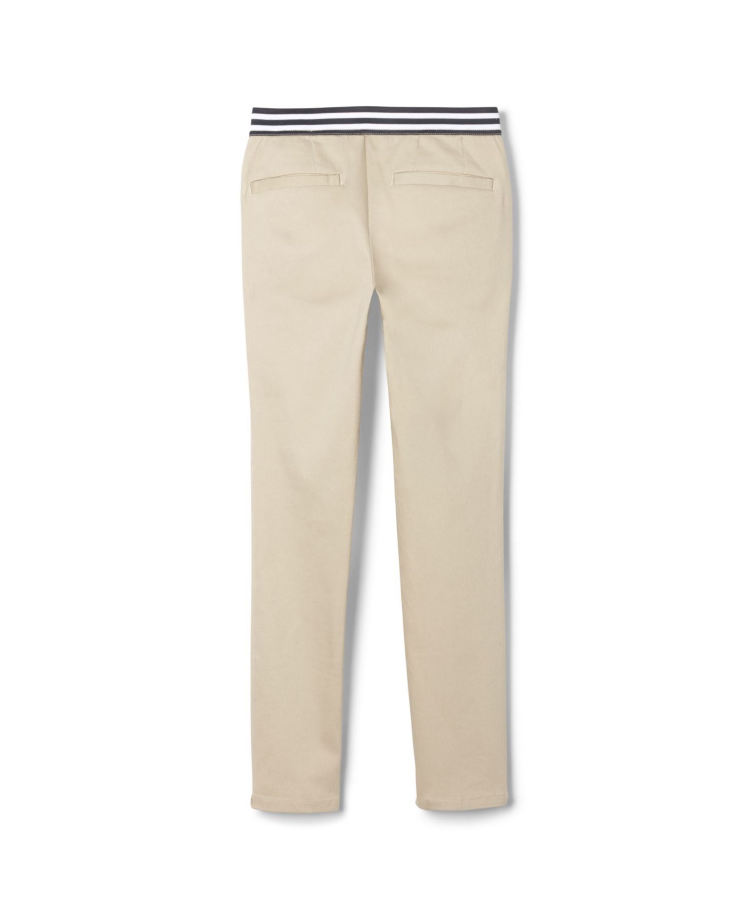 Plus Size Girls Contrast Elastic Waist Pull-on Pant