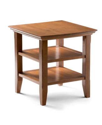 Simpli Home - Acadian End Table, Quick Ship