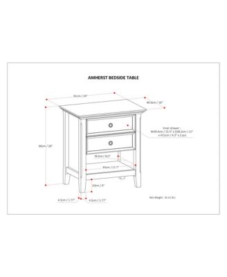 Amherst Bed Table