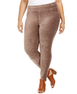 Plus size corduroy leggings hotsell