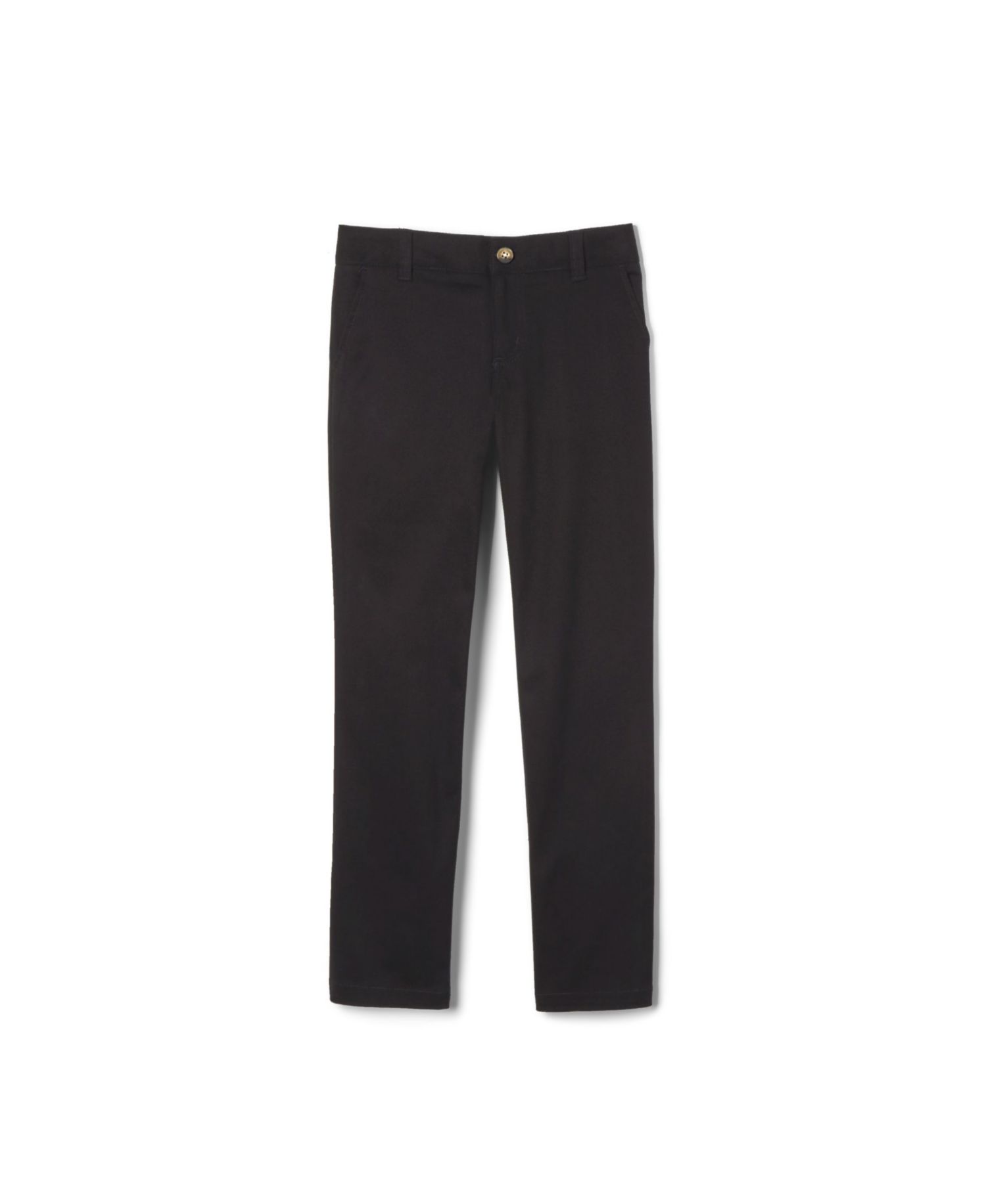 Big Girls Adjustable Waist Stretch Twill Straight Leg Pant