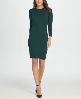 the knit sheath sweater dress. 