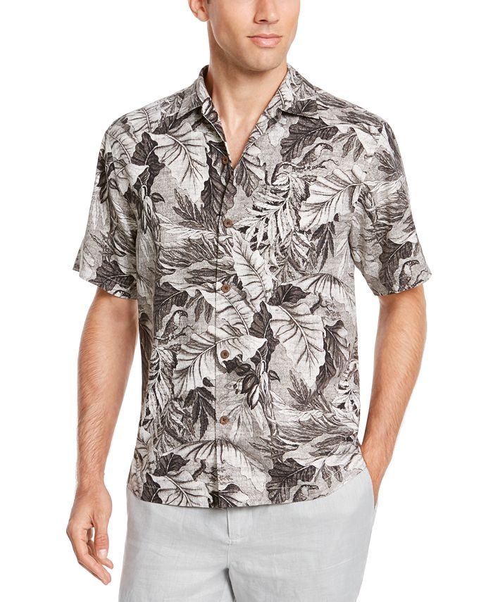 Tommy Bahama Men s Shadow Toucan Classic Fit Tropical Print Silk