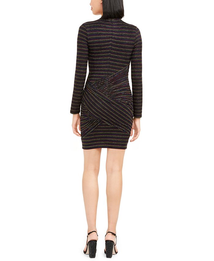 Trina Turk Golden MetallicStripe Bodycon Dress Macy's
