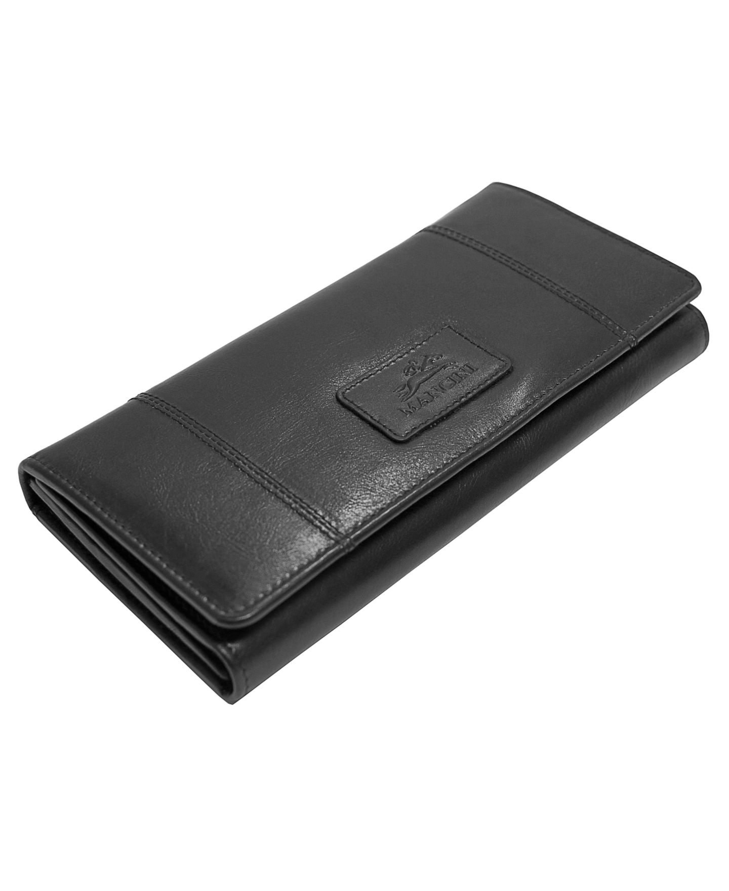 Женский кошелёк Mancini Casablanca Collection RFID Secure Ladies Trifold Wallet, цвет: Чёрный — фото 2