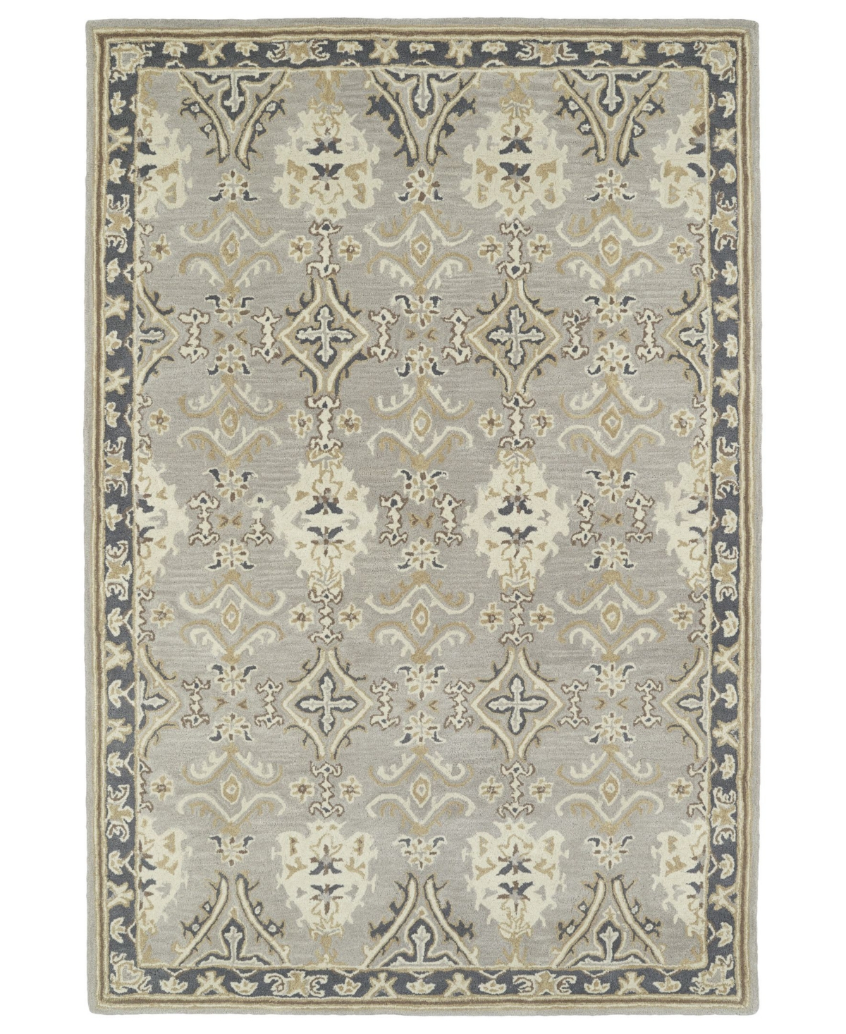 Kaleen Middleton MID04-75 Gray 8' x 10' Area Rug - Grey