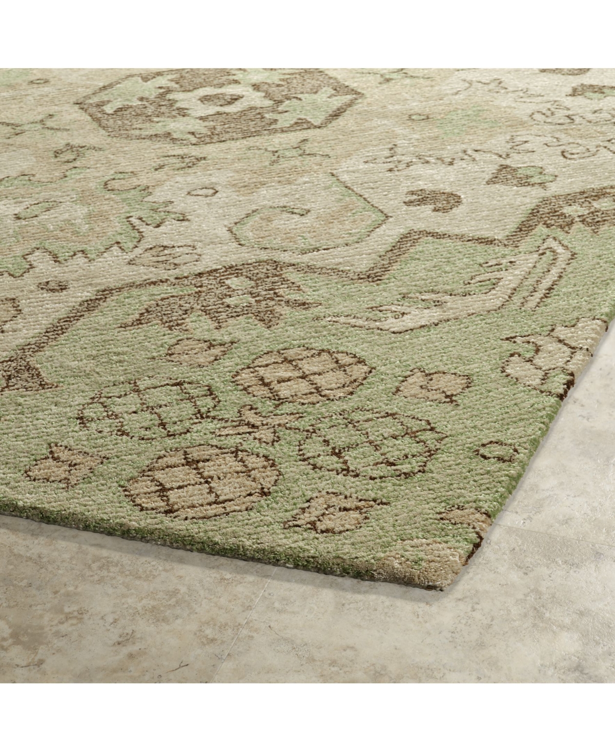 Kaleen Weathered WTR02-50Outdoor Area Rug - Green
