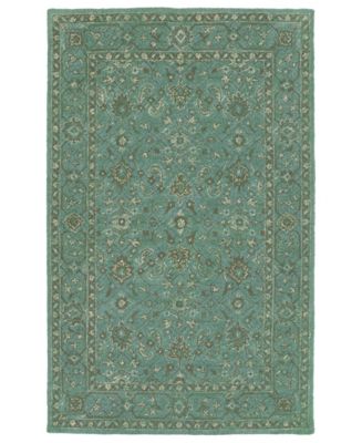Kaleen CLOSEOUT! Weathered WTR05-78 Turquoise 2' x 3' Area Rug - Macy's