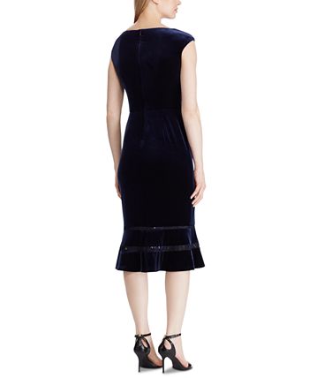 Ralph lauren lace inset top dress