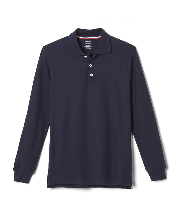 French Toast Big Boys Long Sleeve Pique Polo Shirt & Reviews - Shirts ...