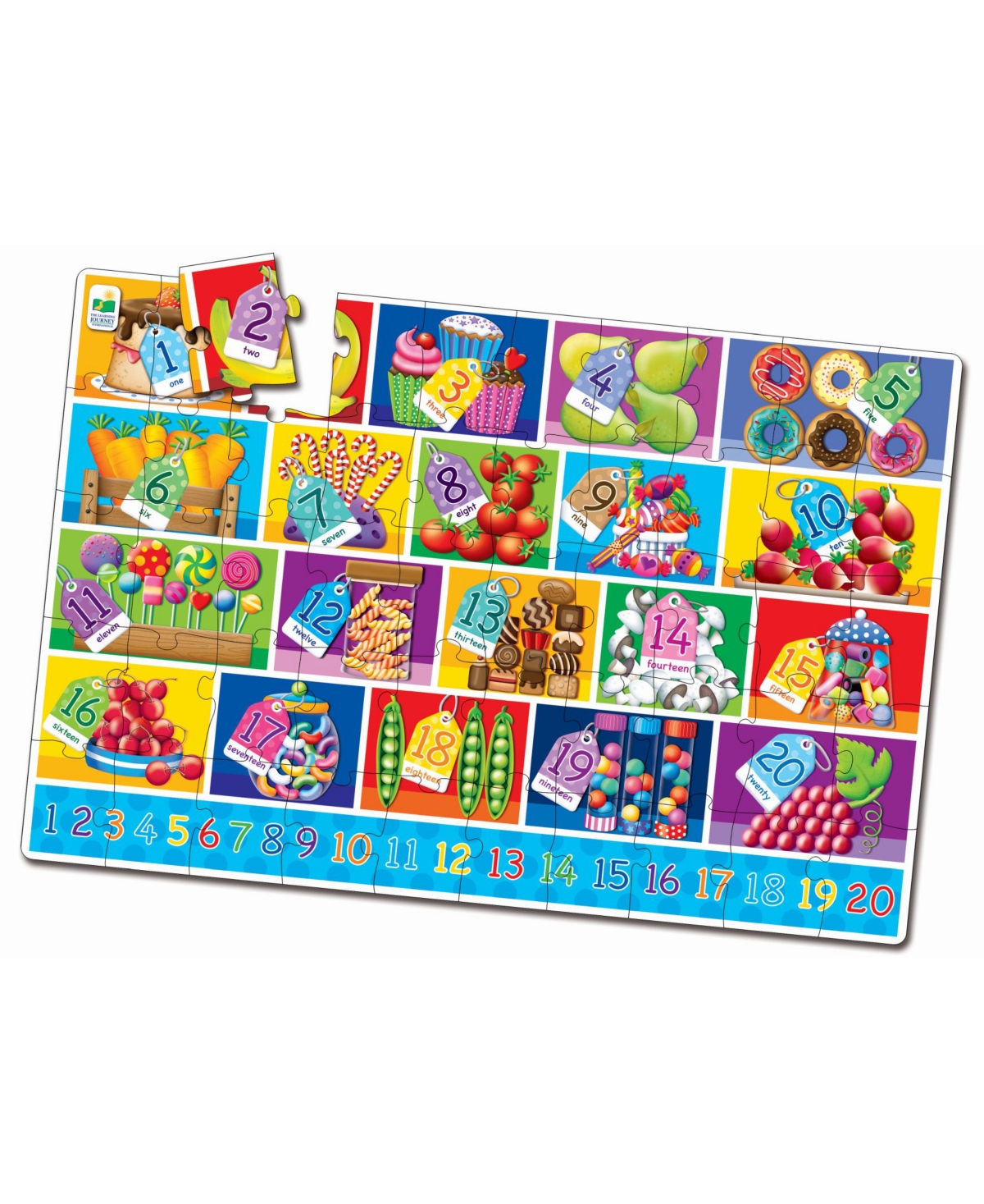 The Learning Journey Kids' Jumbo Floor Puzzles- Numbers In Multi