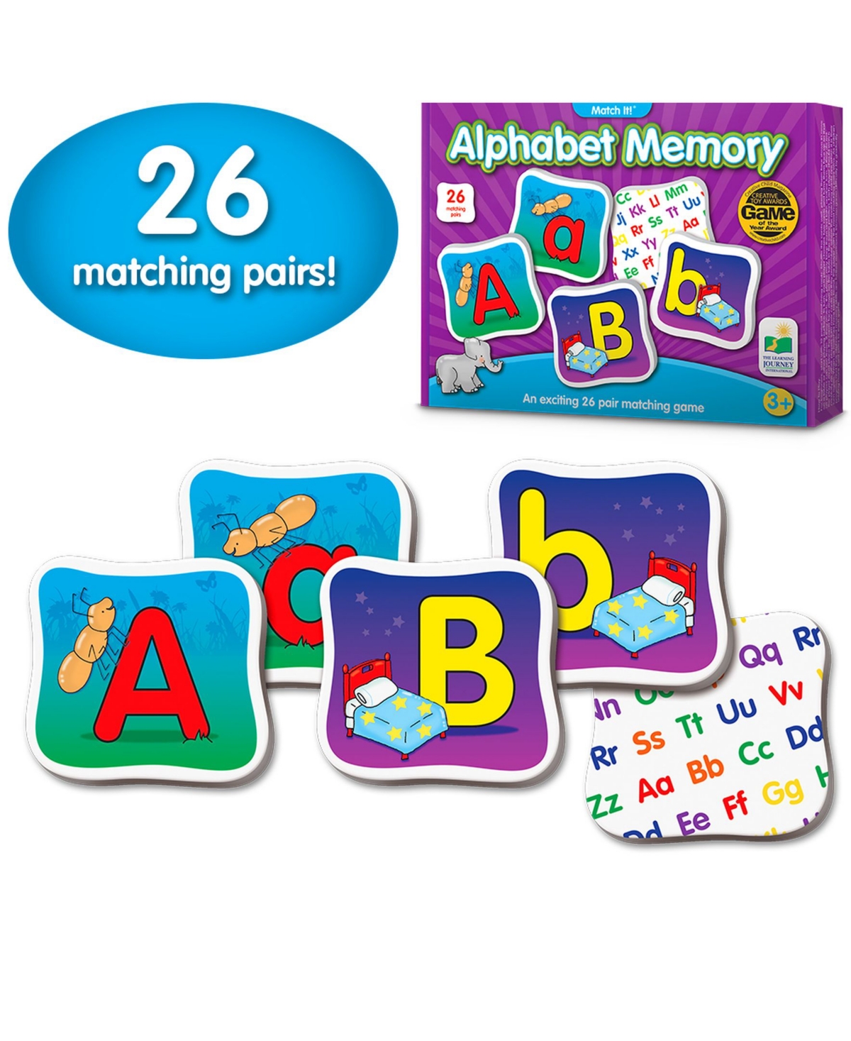 The Learning Journey Kids' Match It Memory- Alphabet In Multi